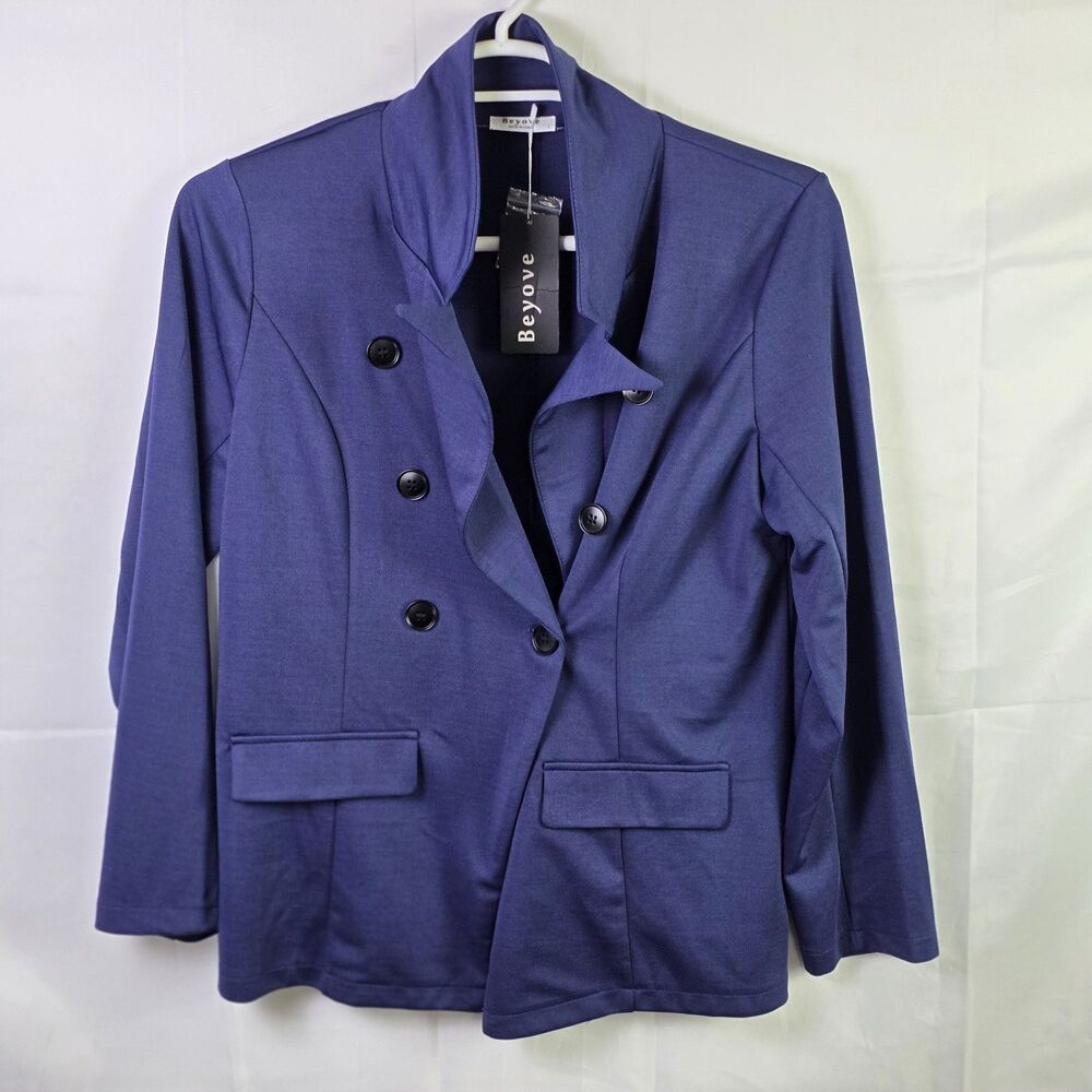 Beyove Women's Large Lavender Blazer